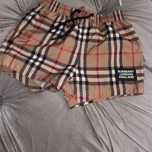 Burberry swim trunks 6 months